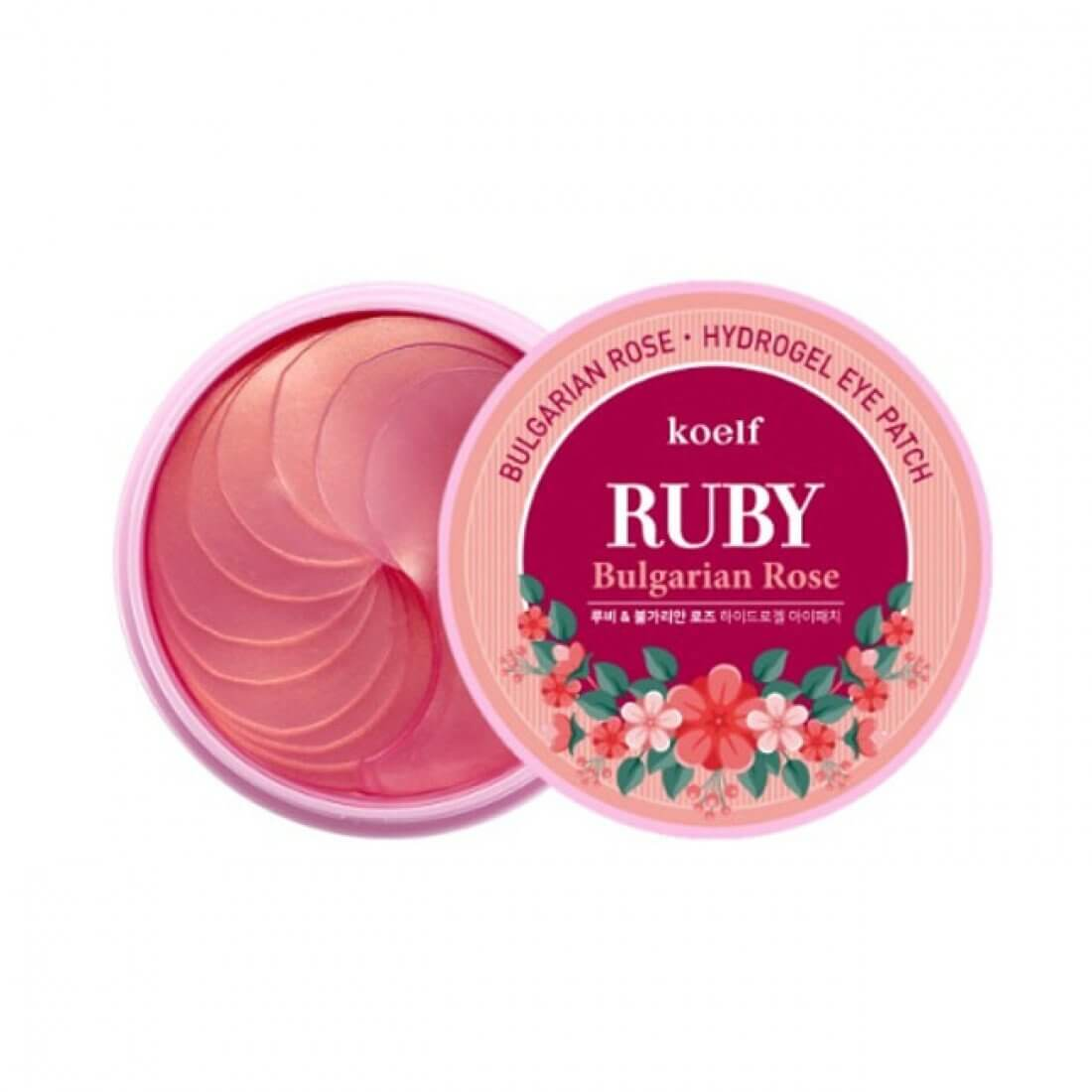 Гидрогелевые патчи для глаз Ruby Bulgarian Rose (Koelf)