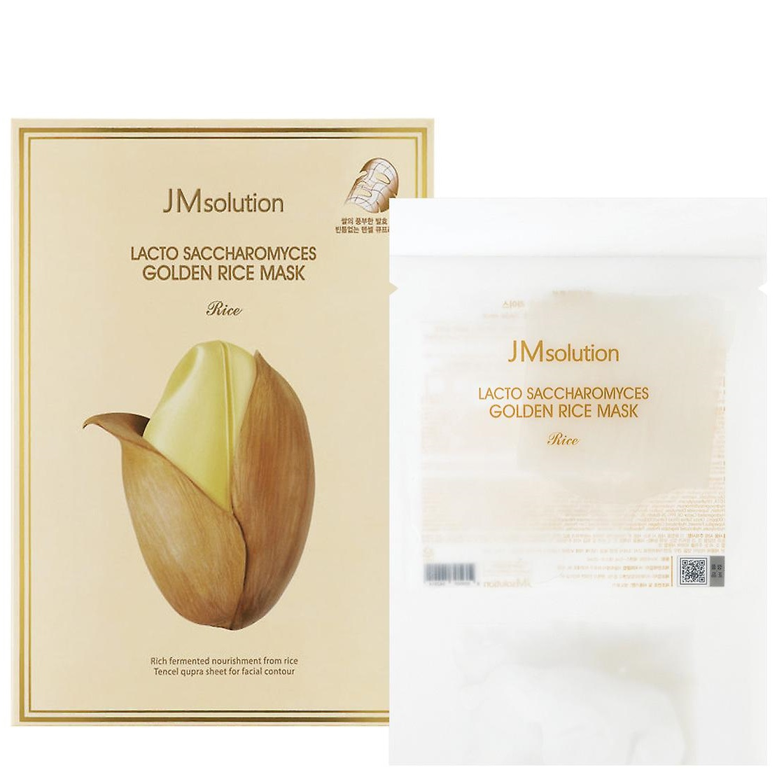 Тканевая маска Locto saccaromyces golden rice mask(JMsolution)
