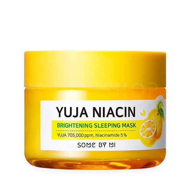 Ночная маска yuja niacin brightening sleeping mask  (Some by mi)
