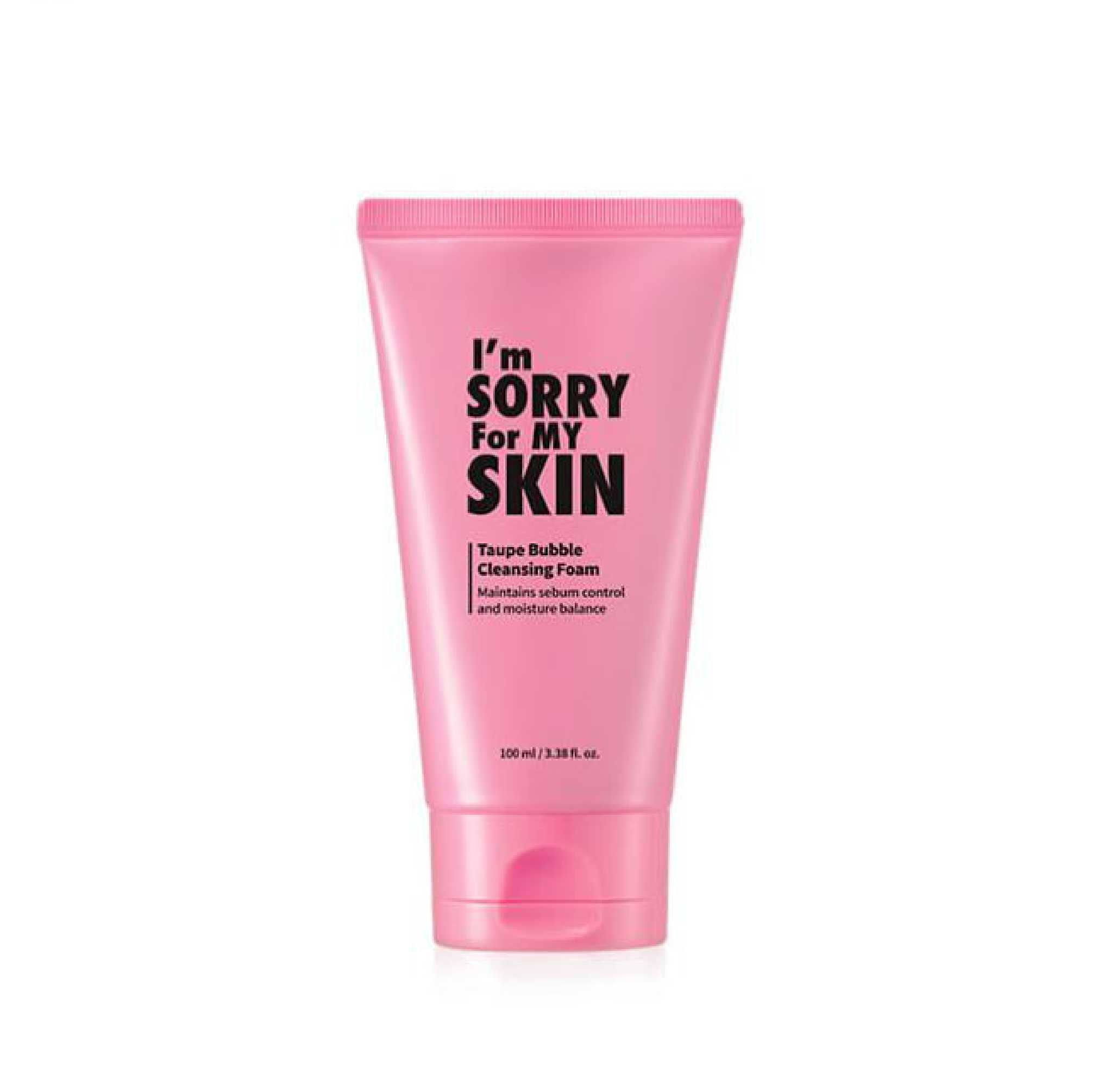 Пенка для умывания Taupe Bubble cleansing foam(Im Sorry Fore My Skin)