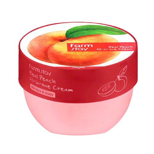 Крем для тела Real Peach All in one Cream (Farm Stay)