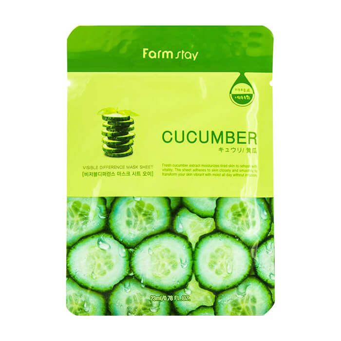 Тканевая маска Cucumber(Farm Stay)