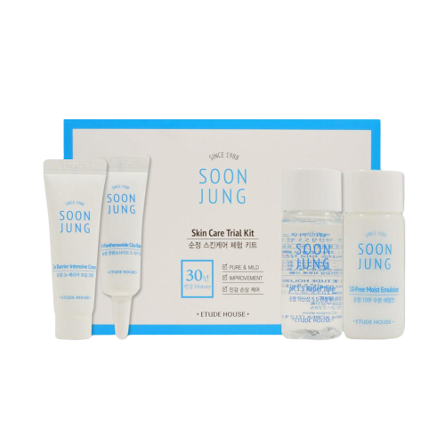 Набор Soon Jung Skin Care Trial Kit 4в1 миниатюра (Etude House)