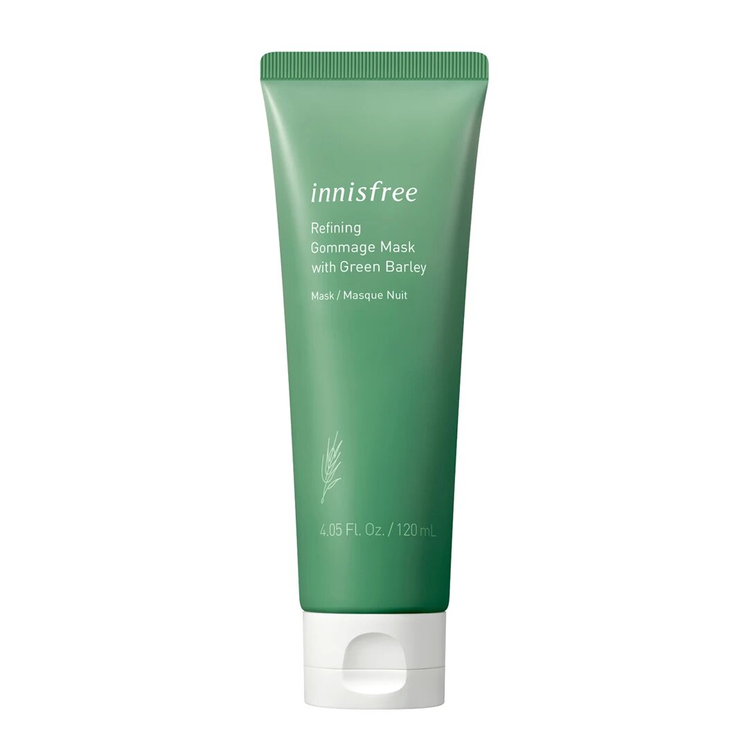 Маска-пилинг с экстрактом зеленого ячменя innisfree green barley gommage peeling mask