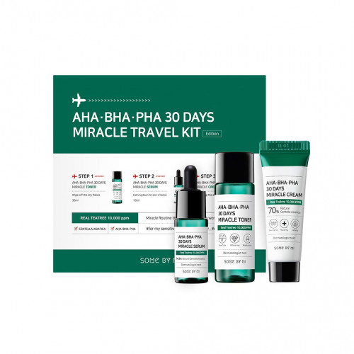 Aha Bha Pha 30 Days Miracle Travel 3 kit (SOME BY MI)