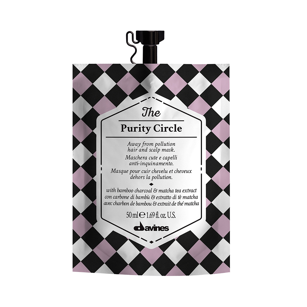 DAVINES МАСКА-ДЕТОКС ДЛЯ ВОЛОС И КОЖИ ГОЛОВЫ 50 МЛ TCC THE PURITY CIRCLE 50ML