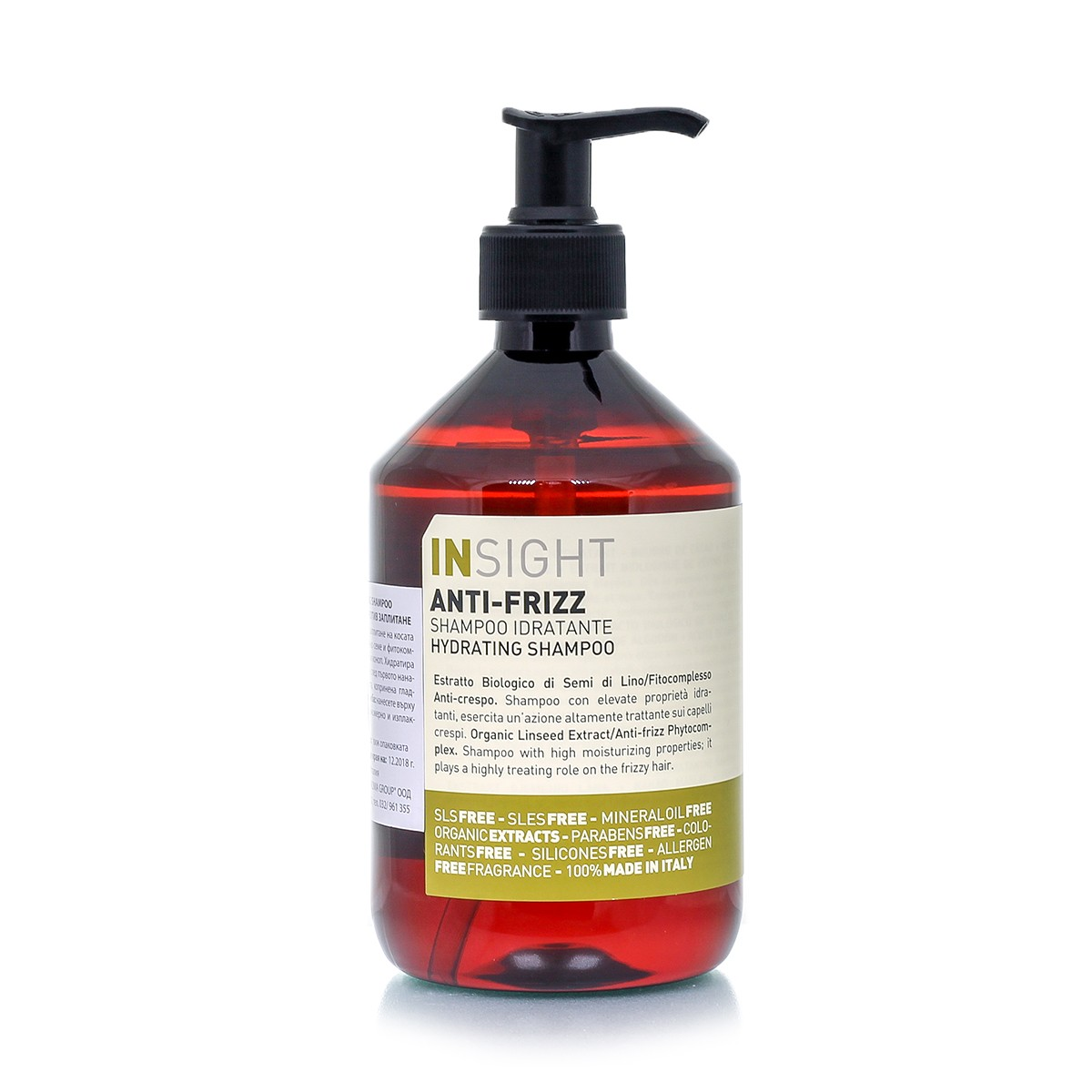 HYDRATING SHAMPOO bottle 400  ml  Дисциплинирующий шампунь для непослушных волос NEW!