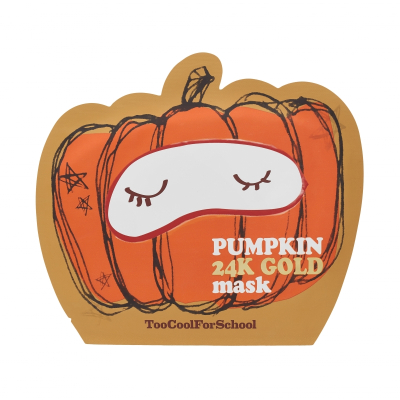 Тканевая маска Pumpkin 24K Gold mask (TOOCOOLFORSCHOOL)