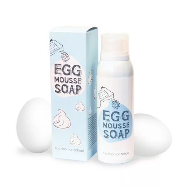 Мусс EGG Mousse soap голубой (TOOCOOLFORSCHOOL)