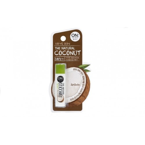 Бальзам для губ The Natural Coconut Коричневый Lip Balml (On The Body)