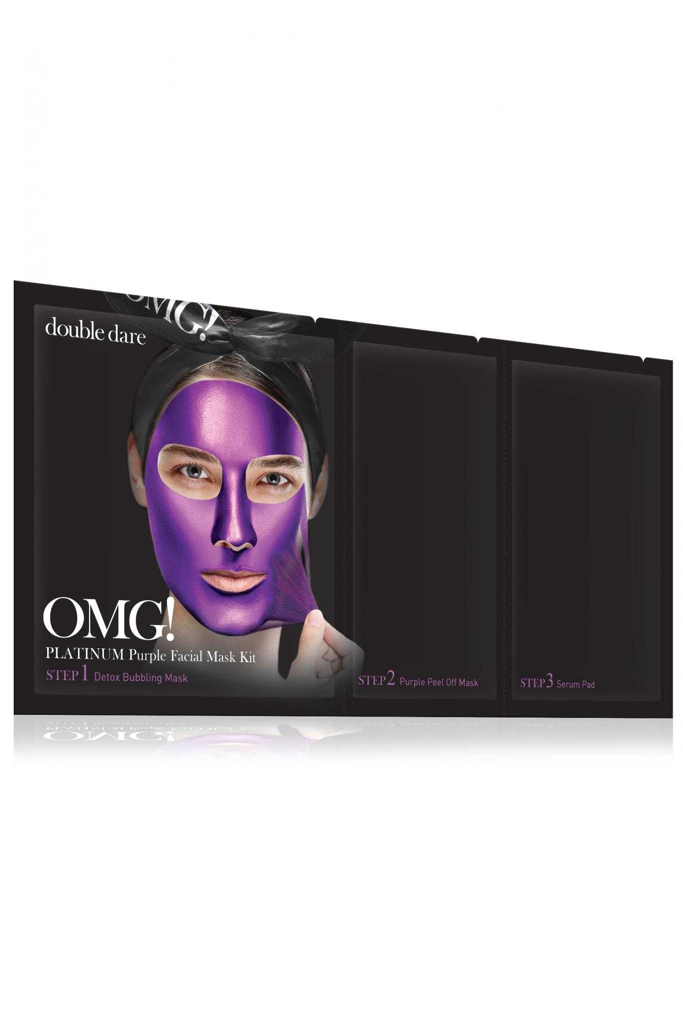 Тканевая маска OMG Platinum Purple nFacial Mask (Double Dare)