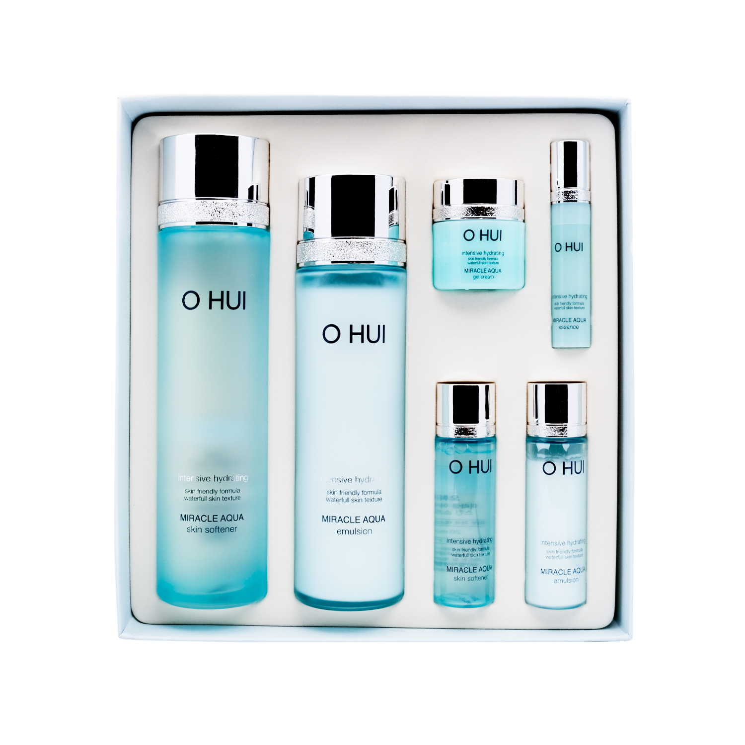 Набор Miracle aqua special set intensive hydration розовый (O HUI)