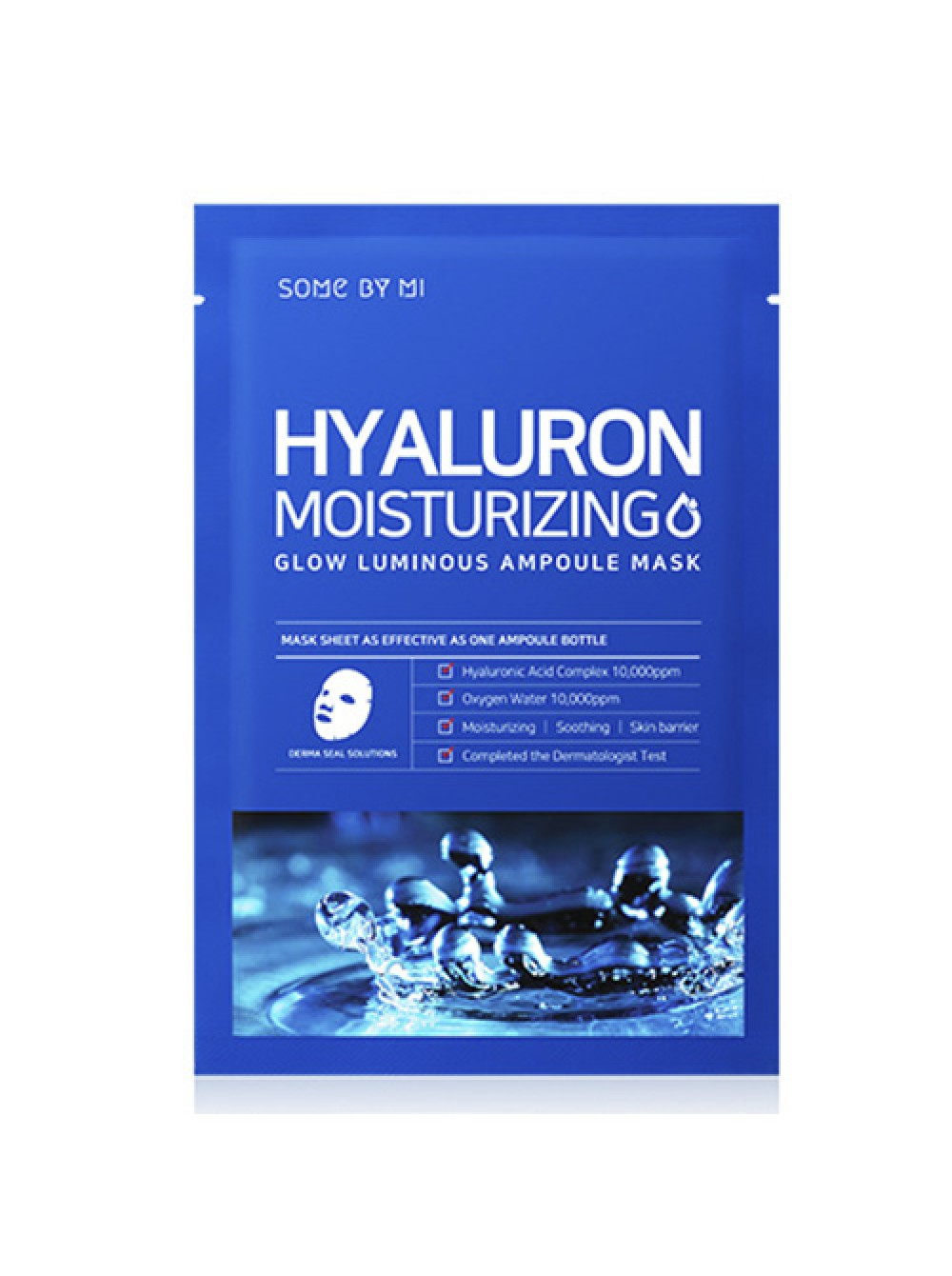 Тканевая маска Hyaluron moisturizing glow luminous (Some by mi)