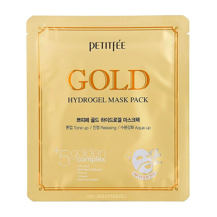 Гидрогелевая маска Gold Hydrogel Mask Pack (Petitfee)