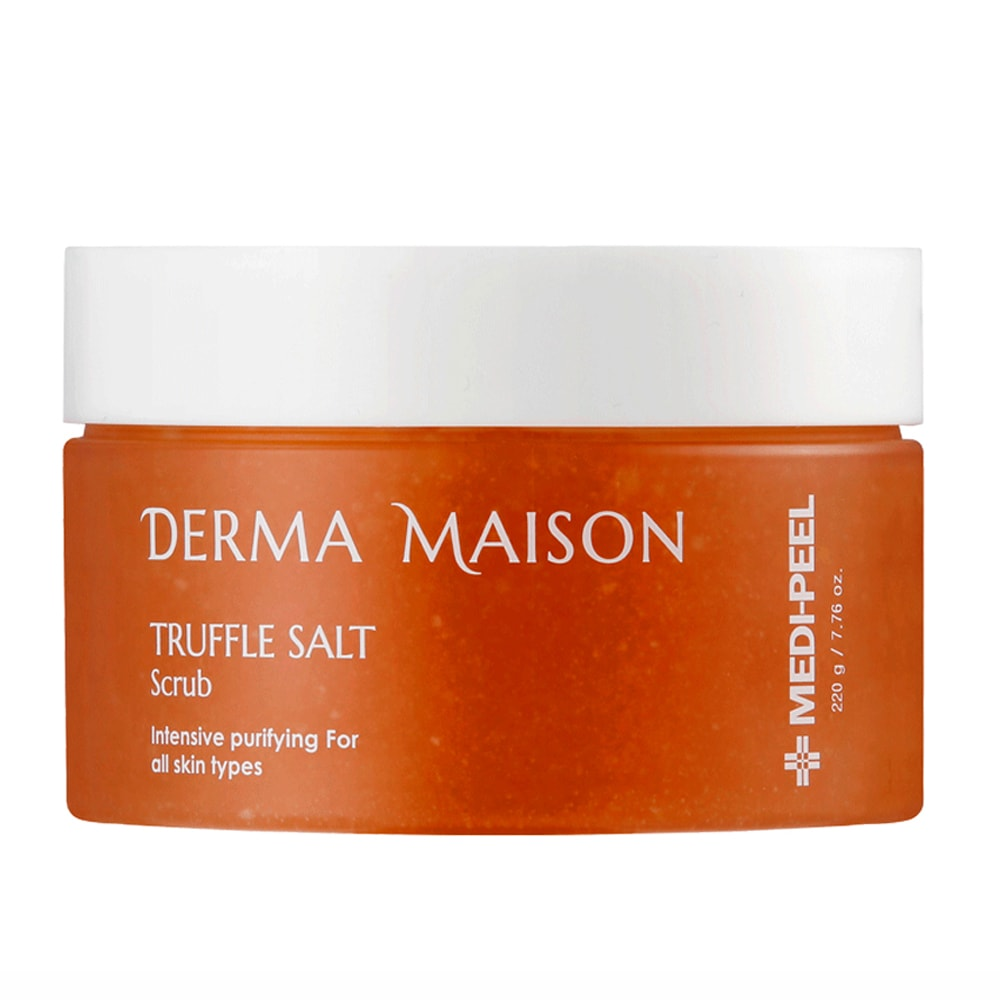 Скраб гоммаж. Medi-Peel Derma Maison Truffle Salt Scrub (220ml). Truffle Salt Scrub 220g. Medi Peel Truffle Salt Scrub. Гоммаж для лица Medi-Peel Derma Maison Truffle Salt Scrub.