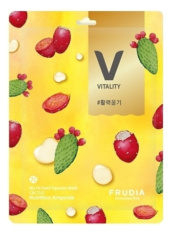Маска тканевая Frudia my orchard squeeze mask 20ml (cactus)