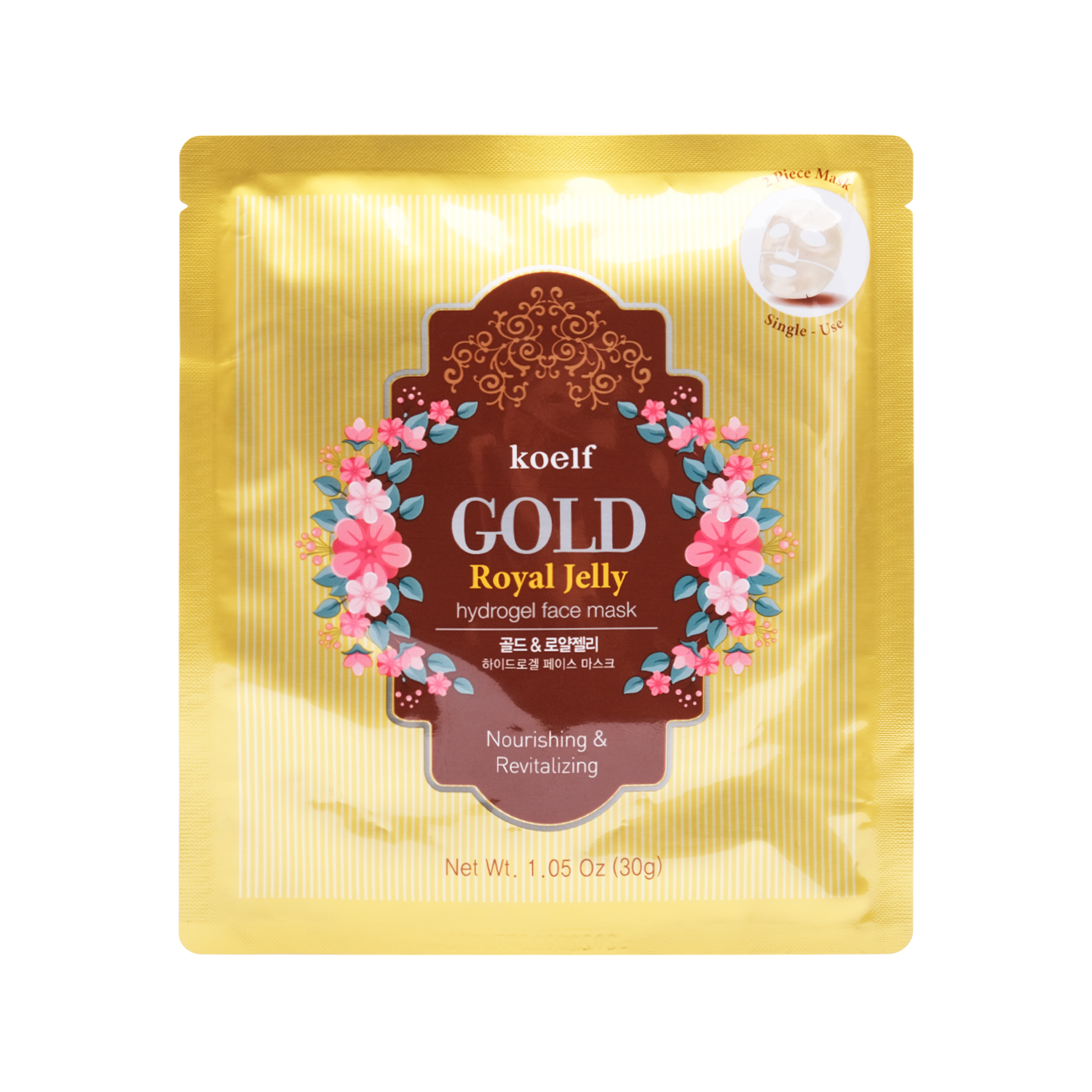 Гидрогелевая маска Gold Royal Jelly (Koelf)