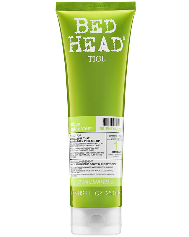 BH Urban Anti+dotes  Re-Energize 3 Шампунь для нормальных волос 1 уровень 250 мл (TIGI)