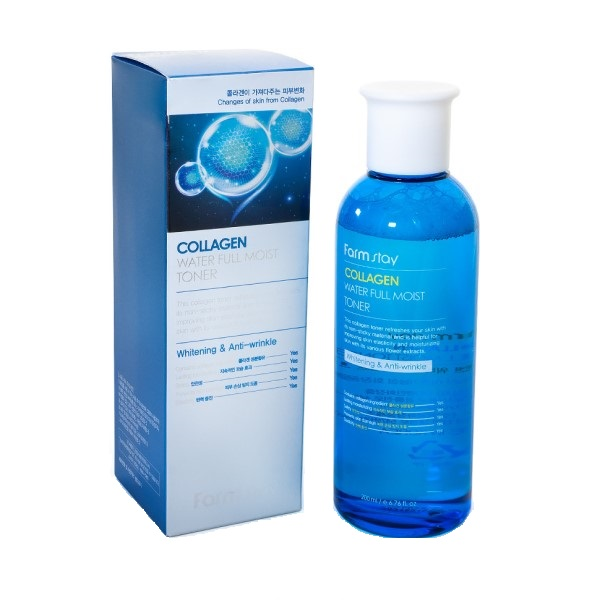 Тонер для лица Collagen  Water Full moist toner (Farm Stay)