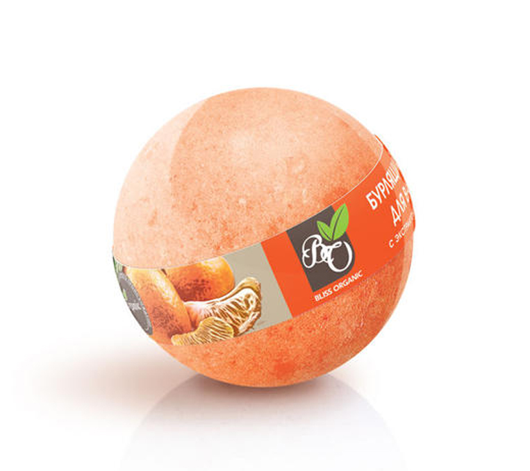 Бурлящий шар для ванны МАНДАРИН (ORGANIC)