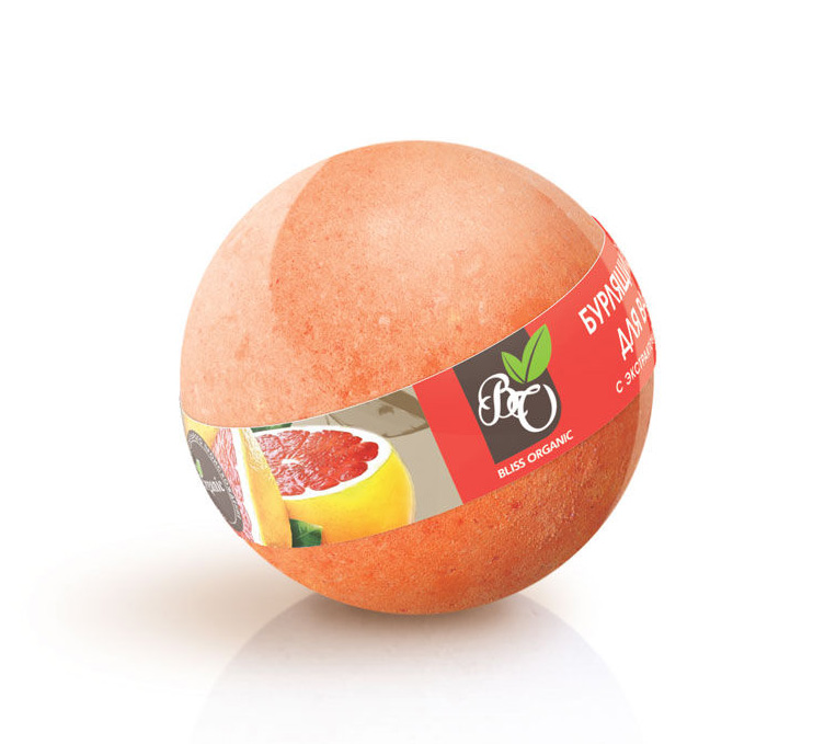 Бурлящий шар для ванны ГРЕЙПФРУТ (ORGANIC)