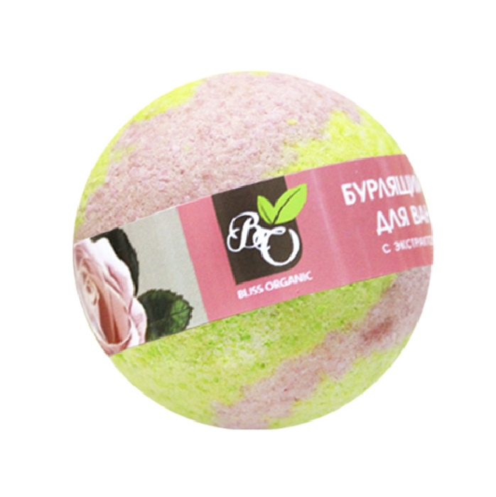 Бурлящий шар для ванны РОЗА (ORGANIC)