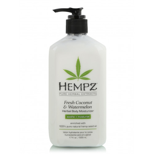 Молочко для тела увлажняющее Кокос и Арбуз, HEMPZ 500 мл
