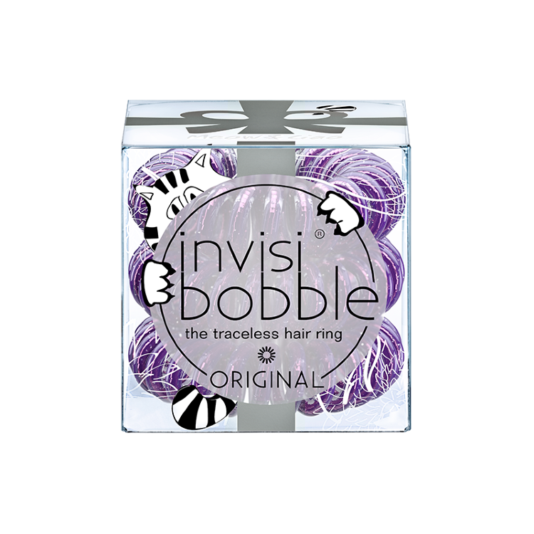 Резинка Invisibobble meow & ciao фиолетовая
