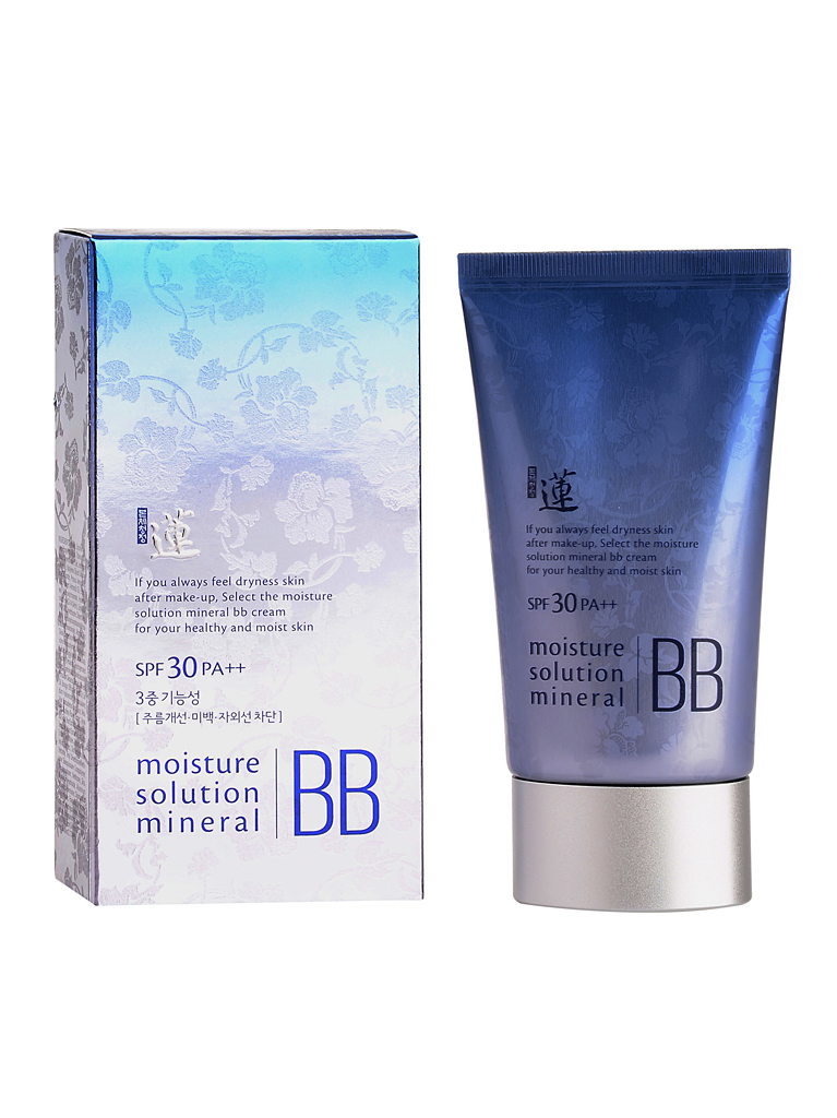 ББ крем (минеральный) Moisture Solution Mineral BB Cream (Welcos)