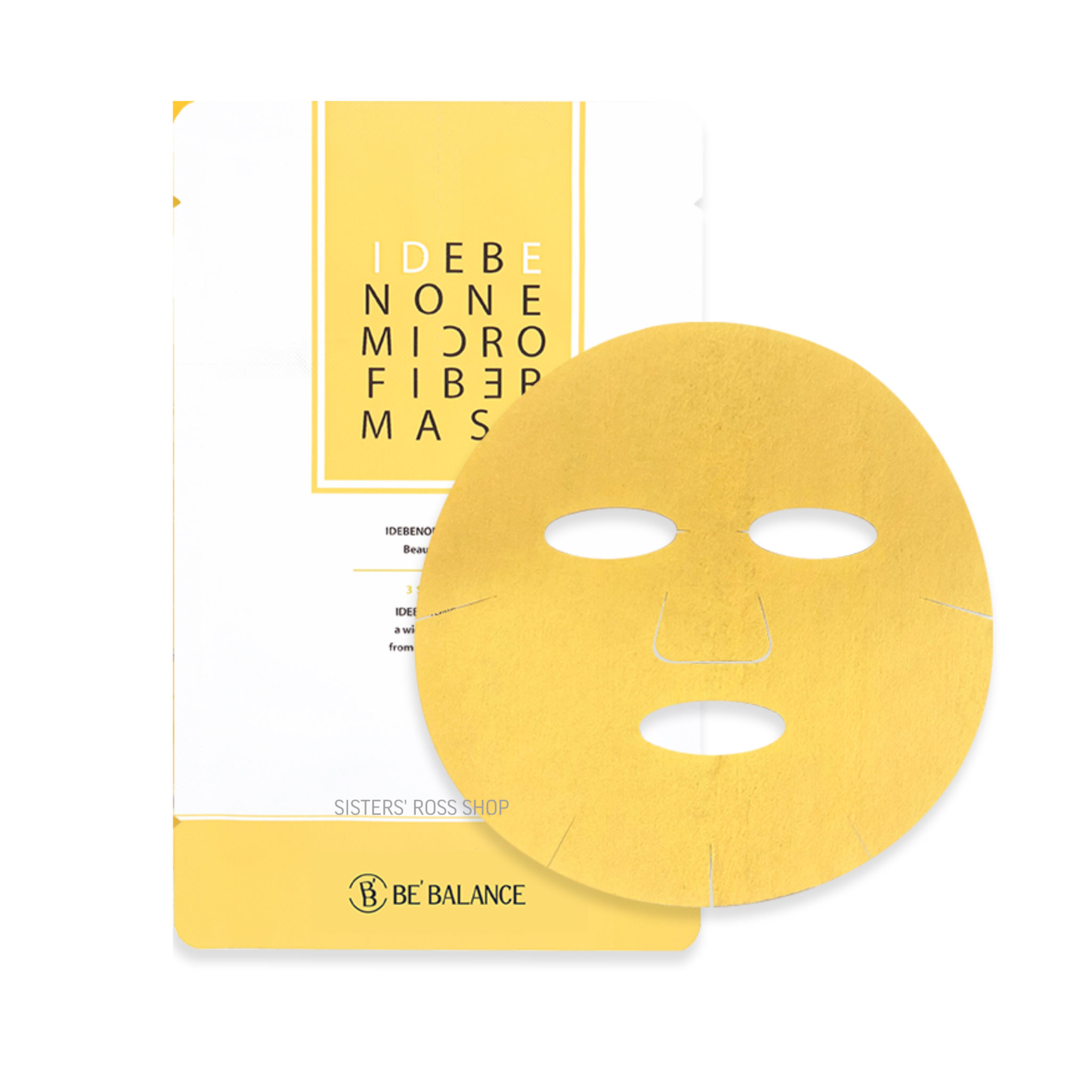 Маска тканевая Idebe None Micro Fiber Mask желтая (Babalance)