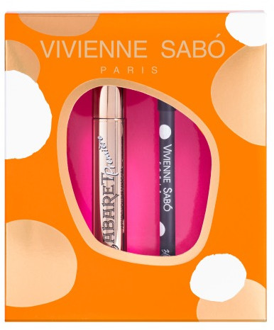 Набор подарочный оранжевый Тушь+карандаш для глаз (Vivienne Sabo)