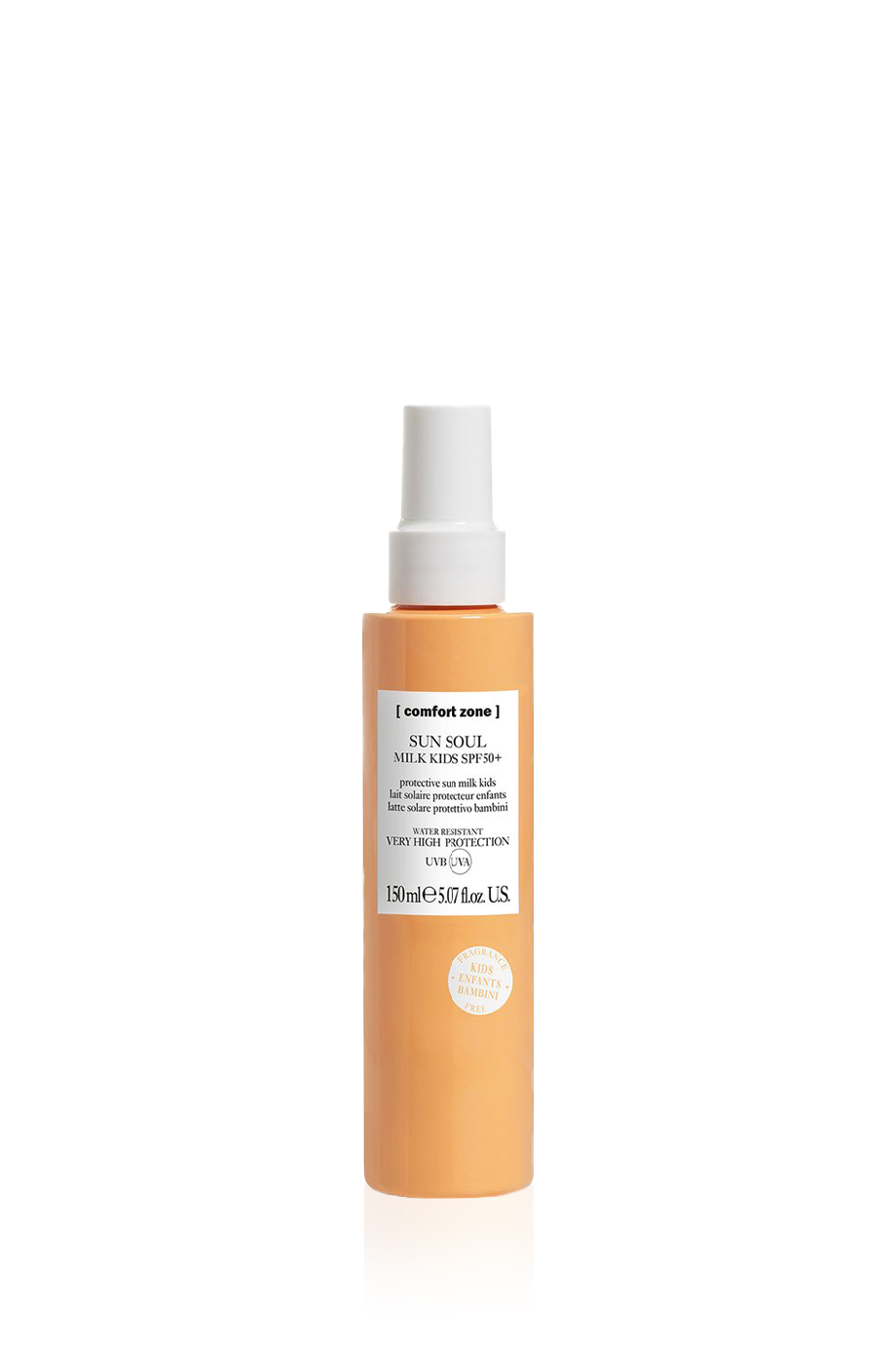 Молочко для лица sun soul milk kids  SPF 50 150 ml SPRAY (Comfort zone)