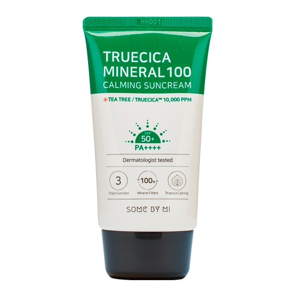 Солнцезащитный крем Truecica mineral 100 calming suncream (Some by mi)