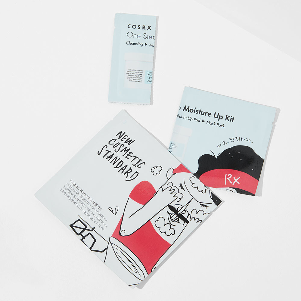 Набор для очищения Moisture UP KIT 3в1(COSRX)