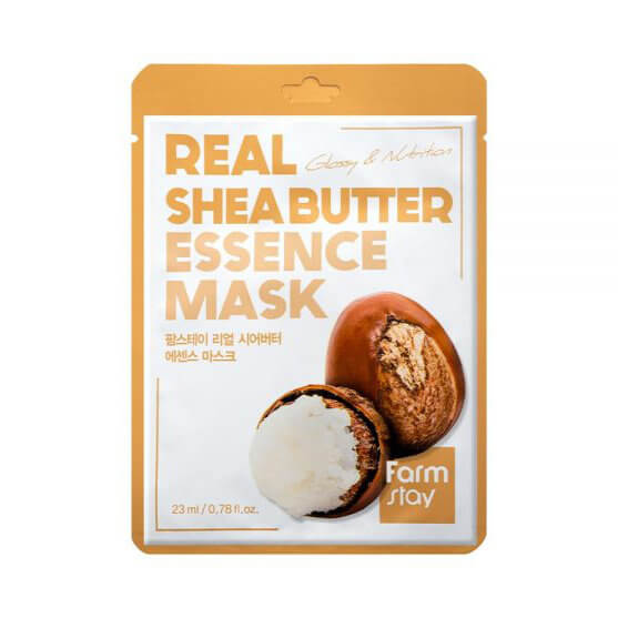 Тканевая маска SHEA BUTTER essence mask (Farm Stay)