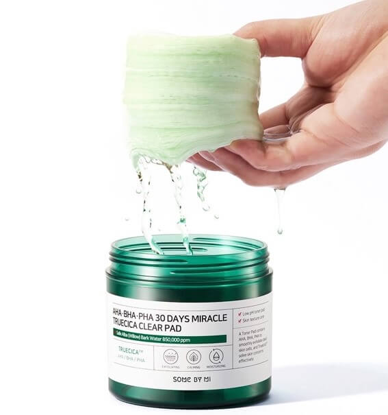 Очищающие педы с кислотами aha bha pha clear pad