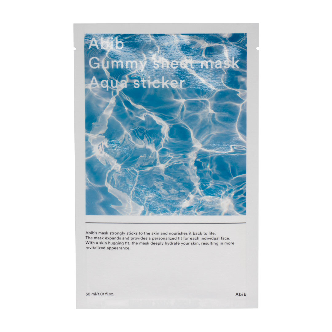 Тканевая маска abib gummy sheet mask aqua sticker