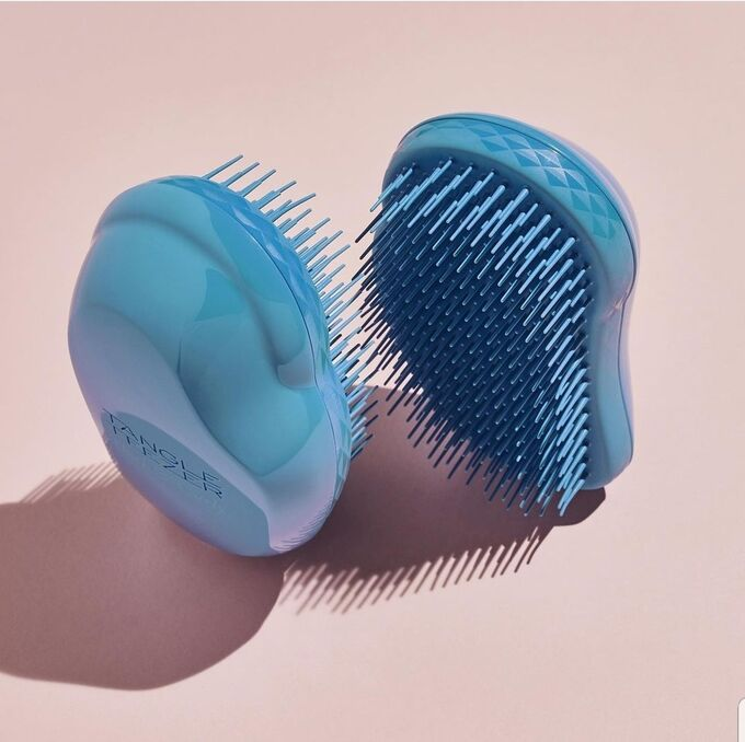 Расческа   thick & curly azure blue