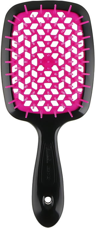 Расческа маленькая Janeke Superbrush The Original Italian Patent White/Violet