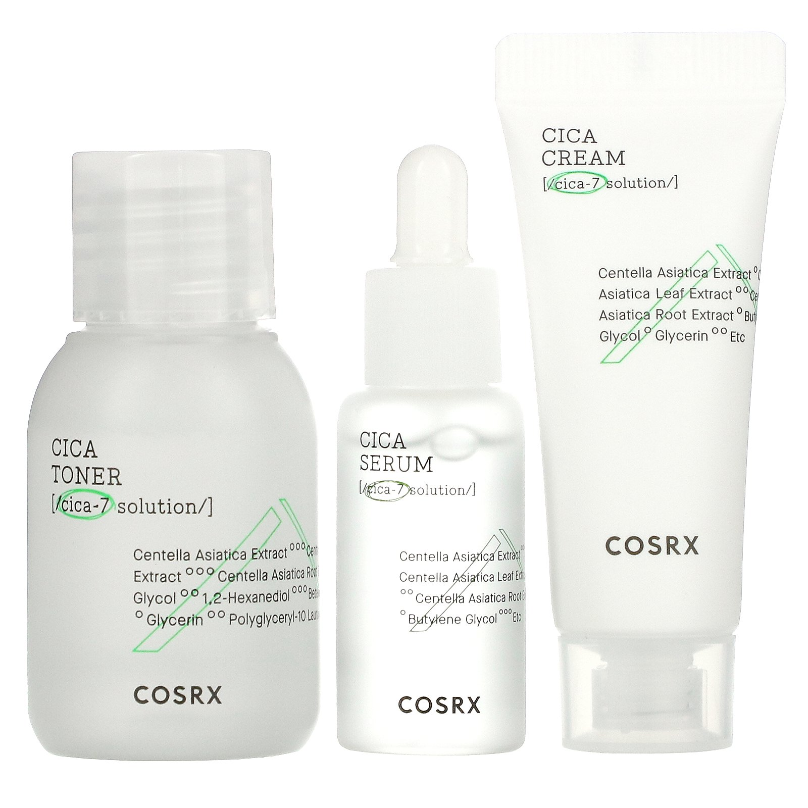 Мини Набор CICA- 7 serum 30 ml cream 15 ml (COSRX)
