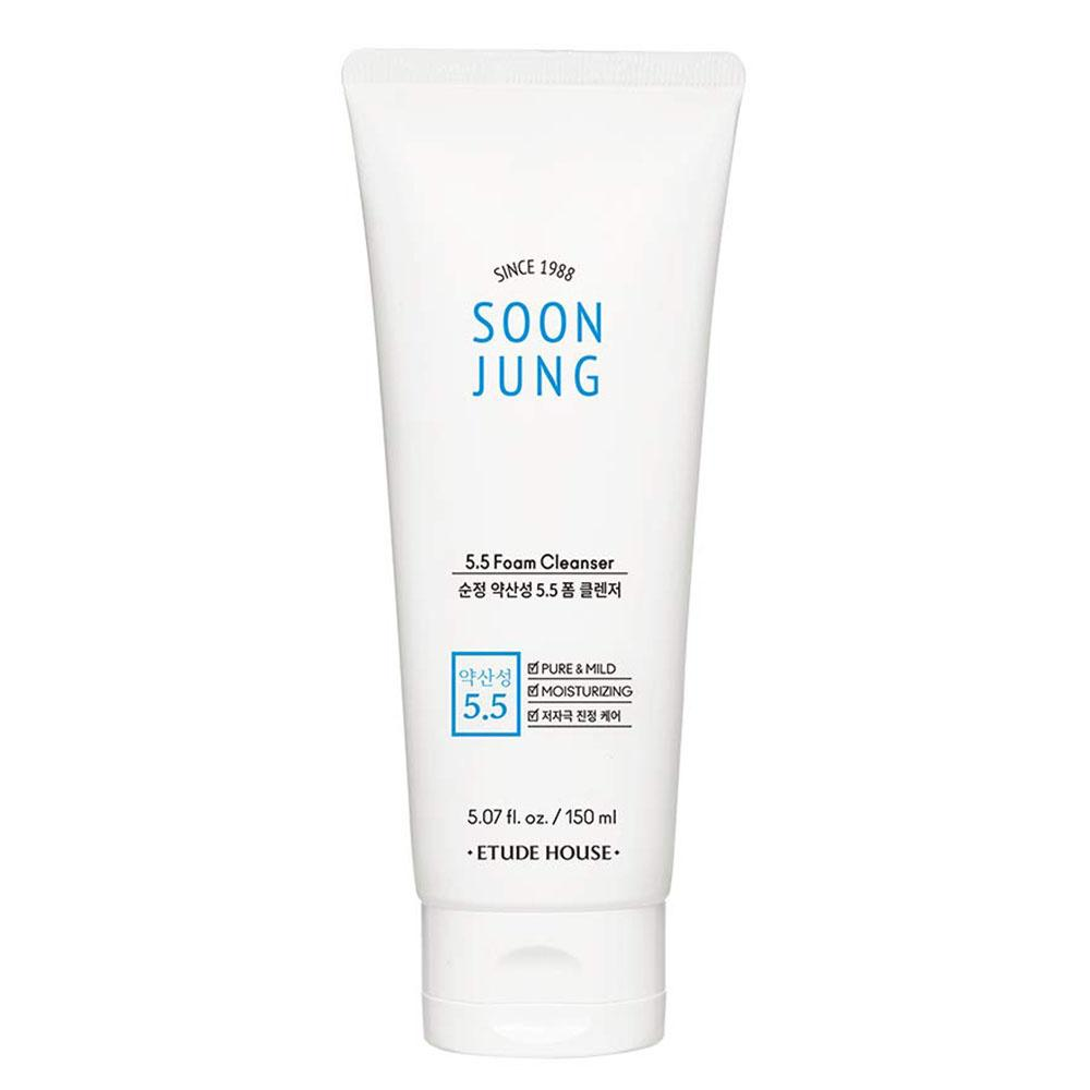 Пенка для умывания с нейтральным рН Etude Soon Jung 5.5 Foam Cleanser