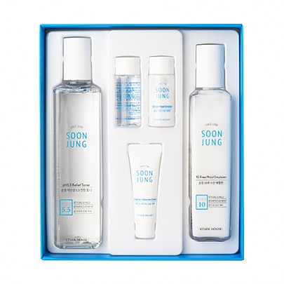 Набор Etude House Soon Jung Skin Care Set для чувствительной кожи
