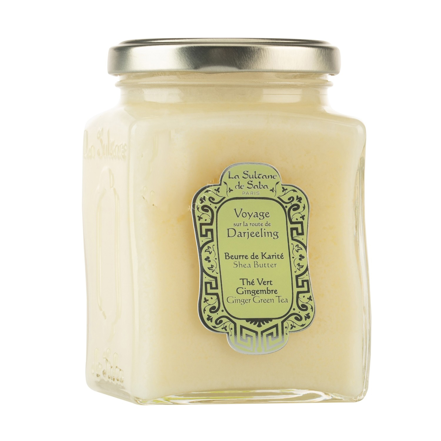 Масло ореха карите Зеленый чай, имбирь La Sultanе De Saba Shea Butter Ginger Green Tea 300ml