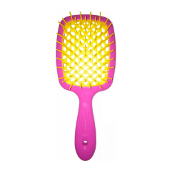Расческа большая Superbrush фуксия/желтый 86SP226-FY (JANEKE)