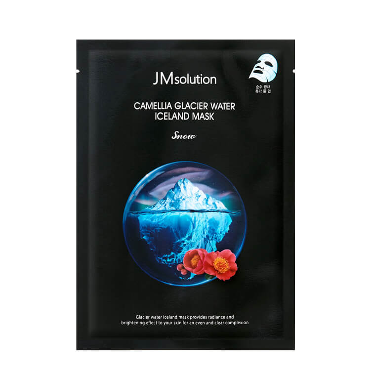 Тканевая маска Camellia Glacier Water Iceland Mask Snow JMsolution