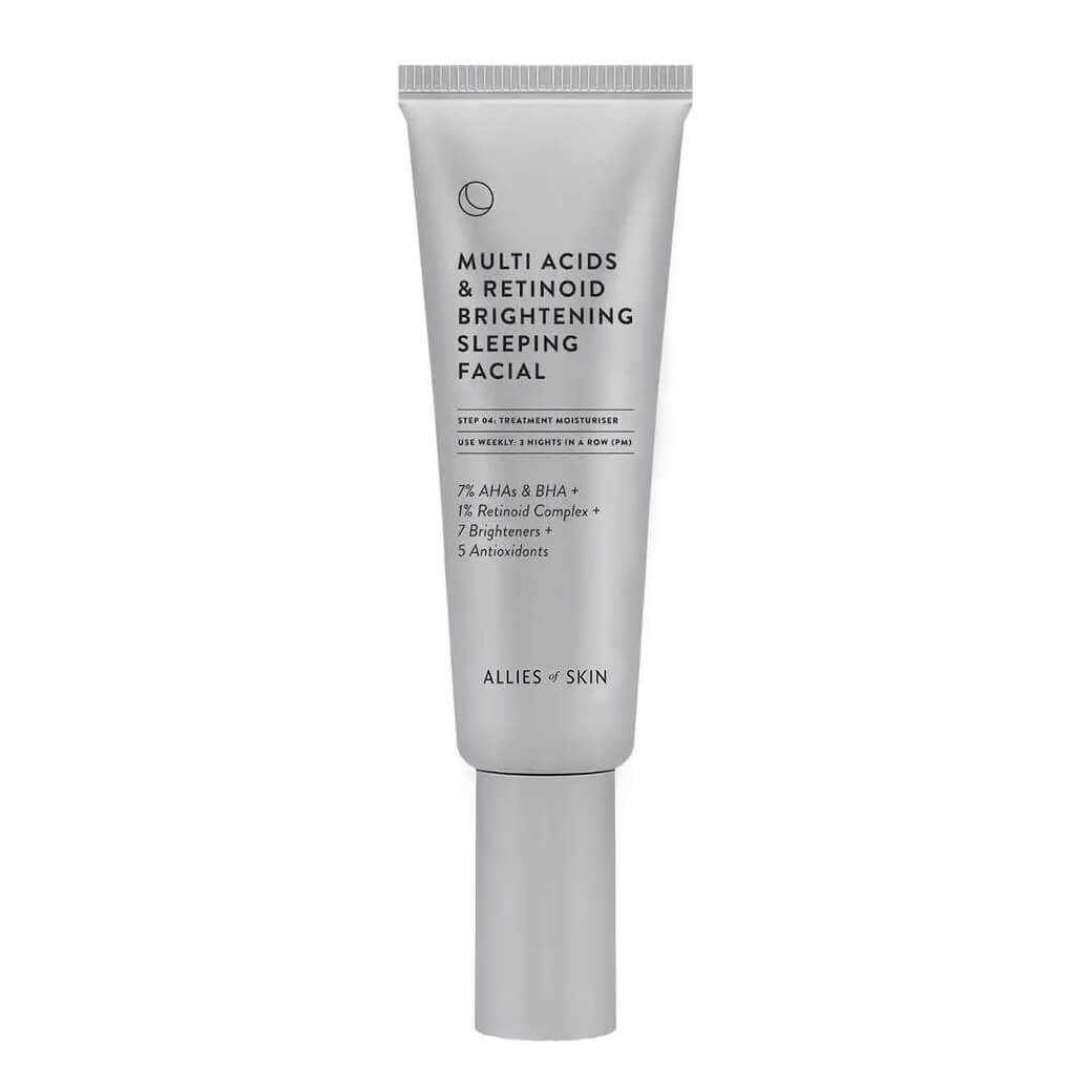 Ночной мультикислотный пилинг Allies Of Skin Multi Acids Retinoid Brightening Sleeping Facial