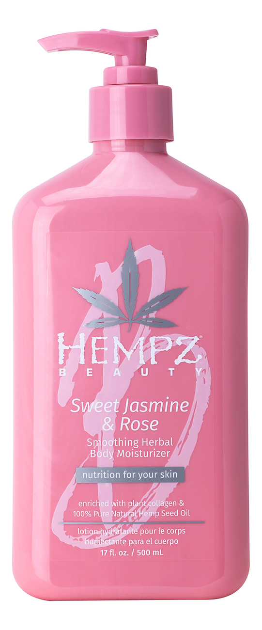 Молочко для тела Sweet Jasmine & Rose Herbal Body Moisturizer Hempz 500 ml