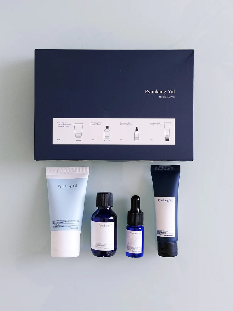Pyunkang Yul Mini Set 4 Pcs Глубоко увлажняющий набор миниатюр средств для лица