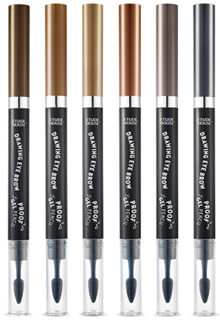 Карандаш для бровей коричневый Etude House Drawing Eyebrow Proof Gel Pencil