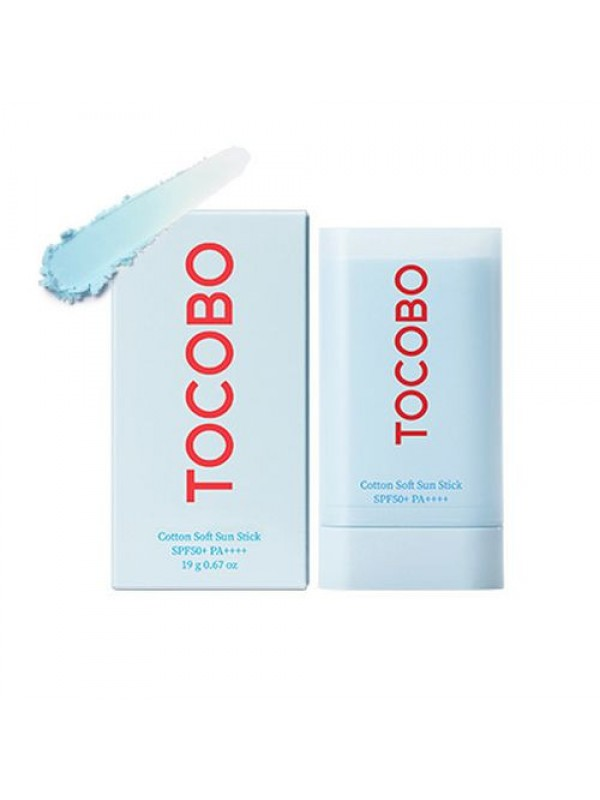 Солнцезащитный стик Tocobo Cotton Soft Sun Stick SPF50+ PA++++ 19 g